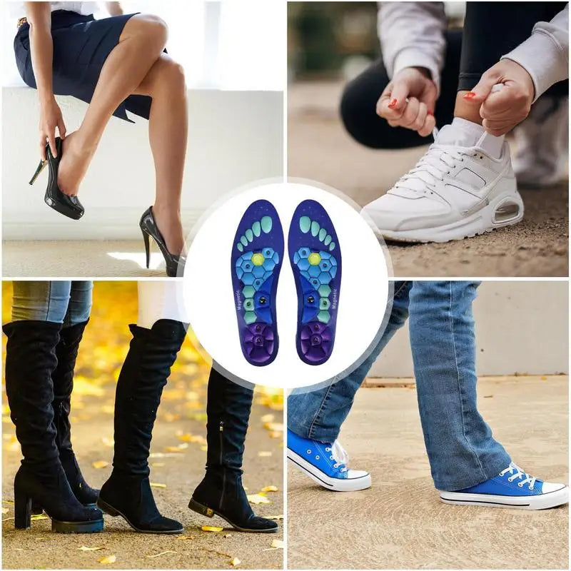 Shapebelle | Shock Absorbing Insoles for All Day | Comfort Arch Support | Premium Materials | Fits for All Shoes