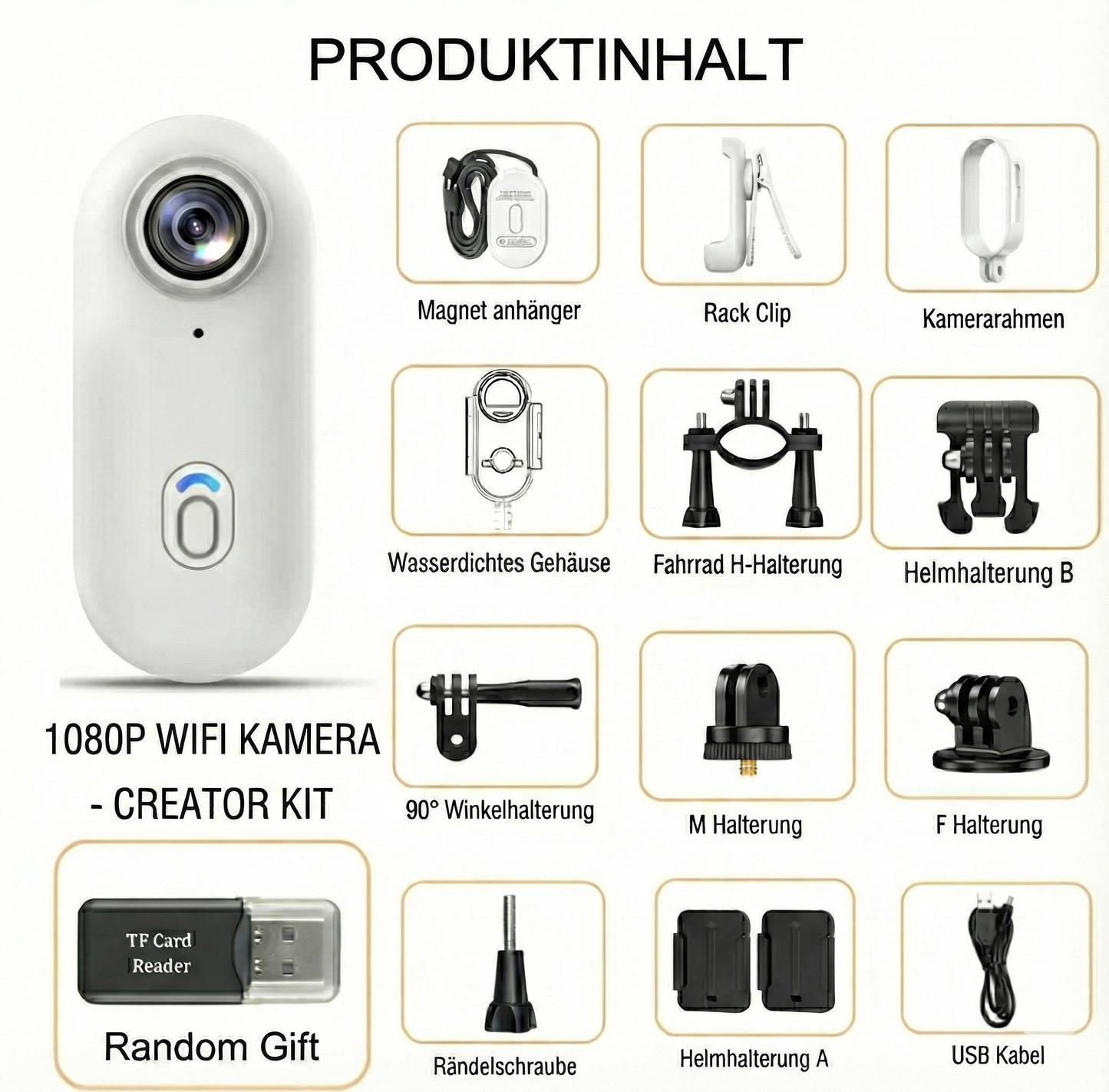 Kamera für Ski/Snowboarder+ mehr als 12 Geschenke