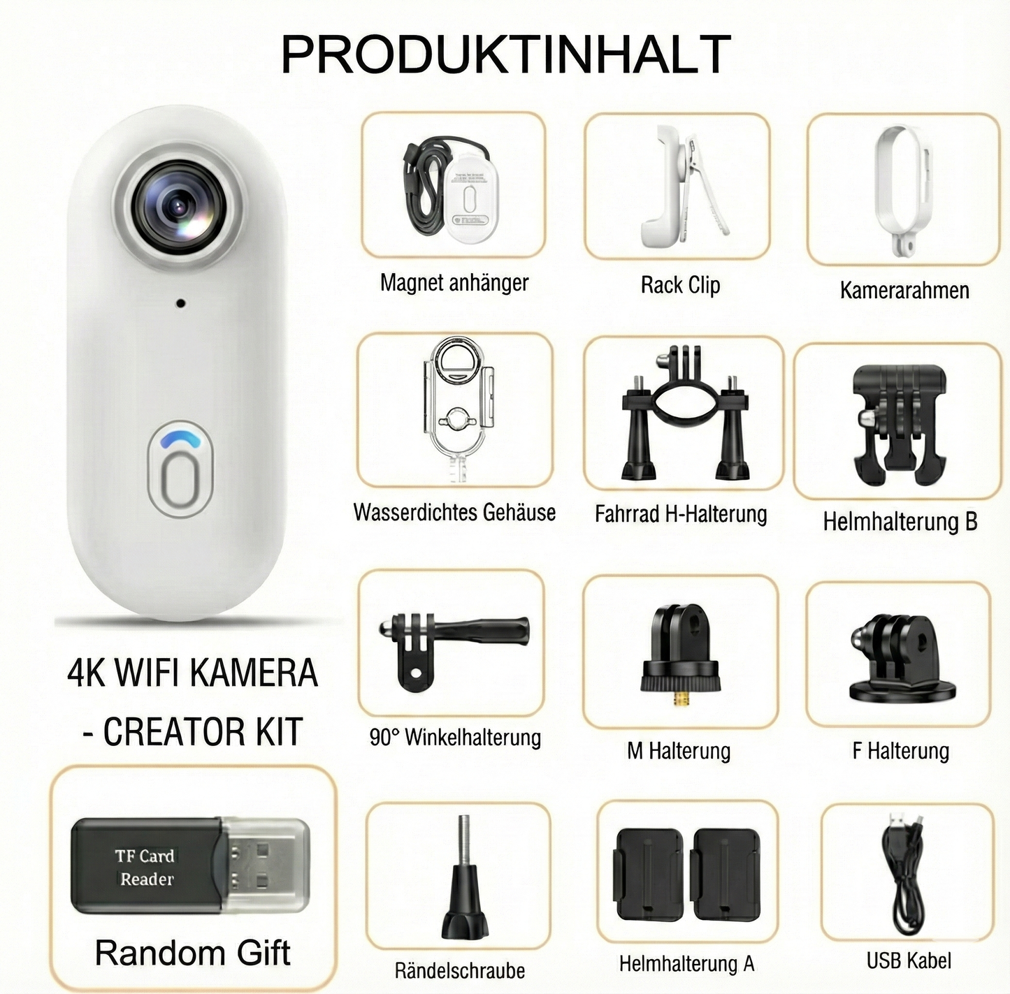 Kamera für Ski/Snowboarder+ mehr als 12 Geschenke