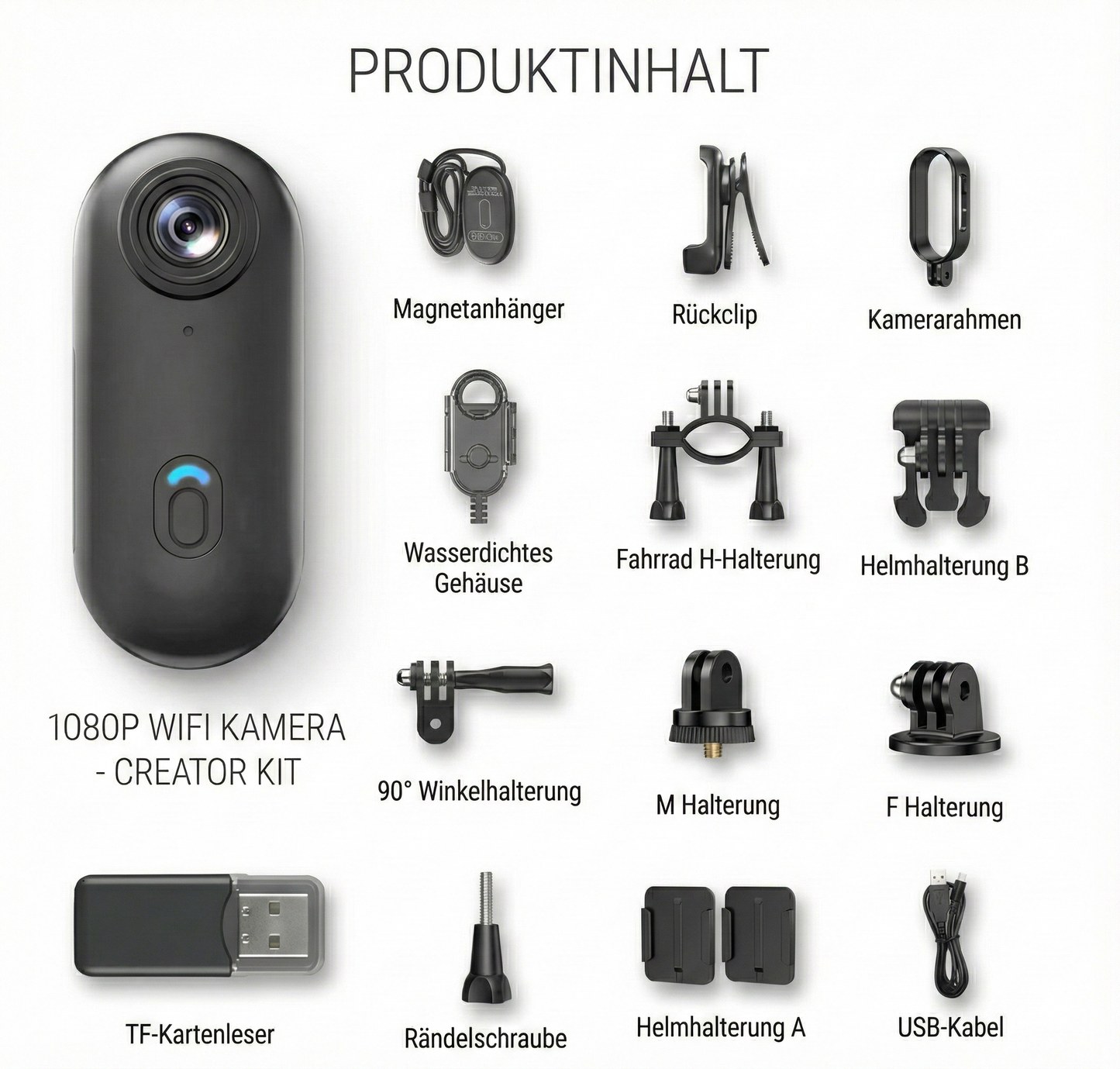 Kamera für Ski/Snowboarder+ mehr als 12 Geschenke