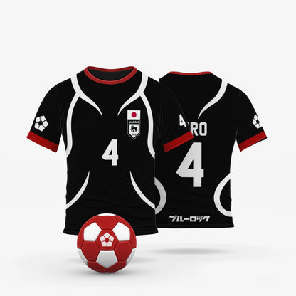 Blue Lock Japan U20 Black Jersey