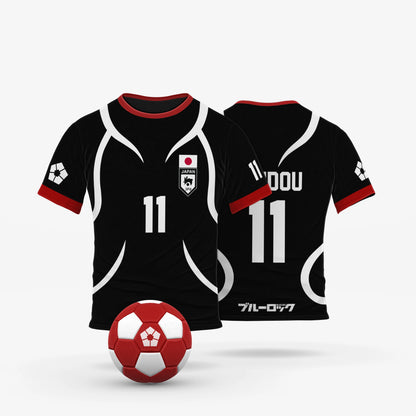 Blue Lock Japan U20 Black Jersey