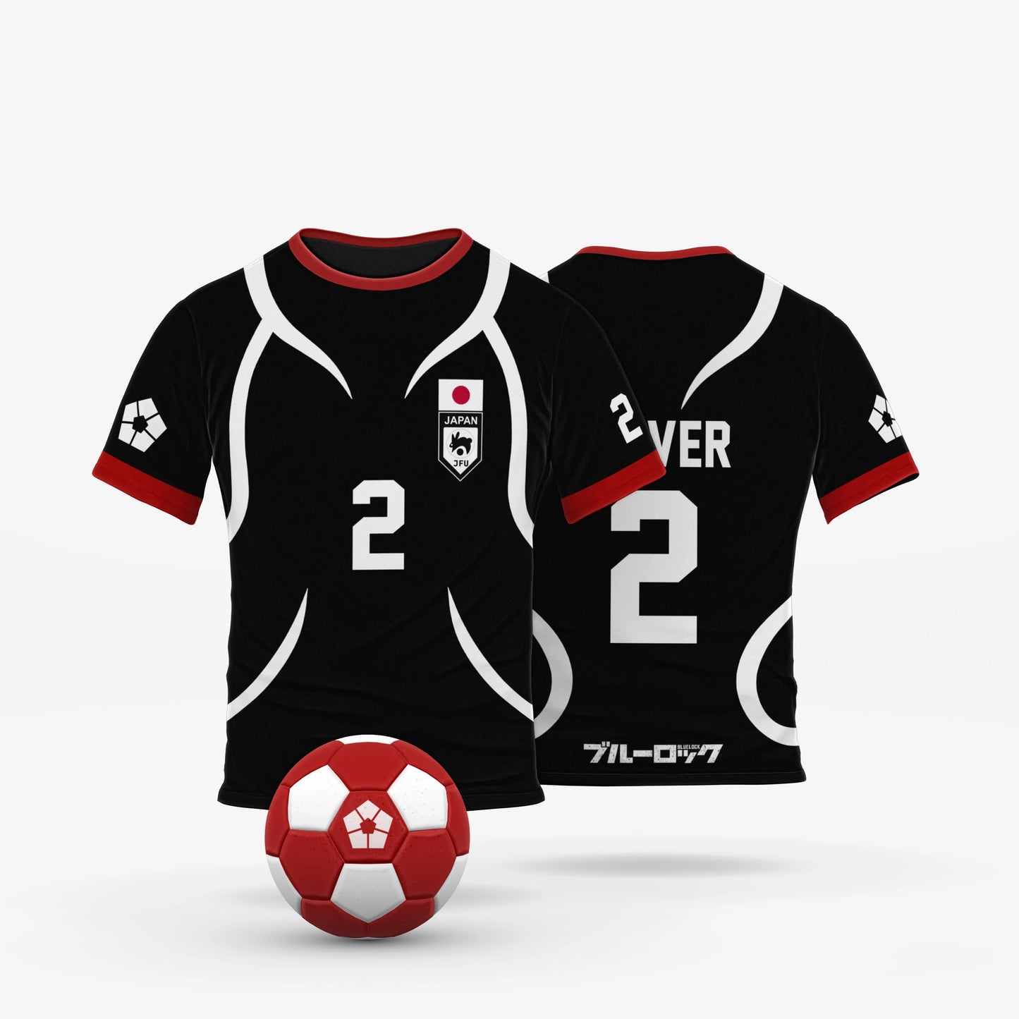 Blue Lock Japan U20 Black Jersey