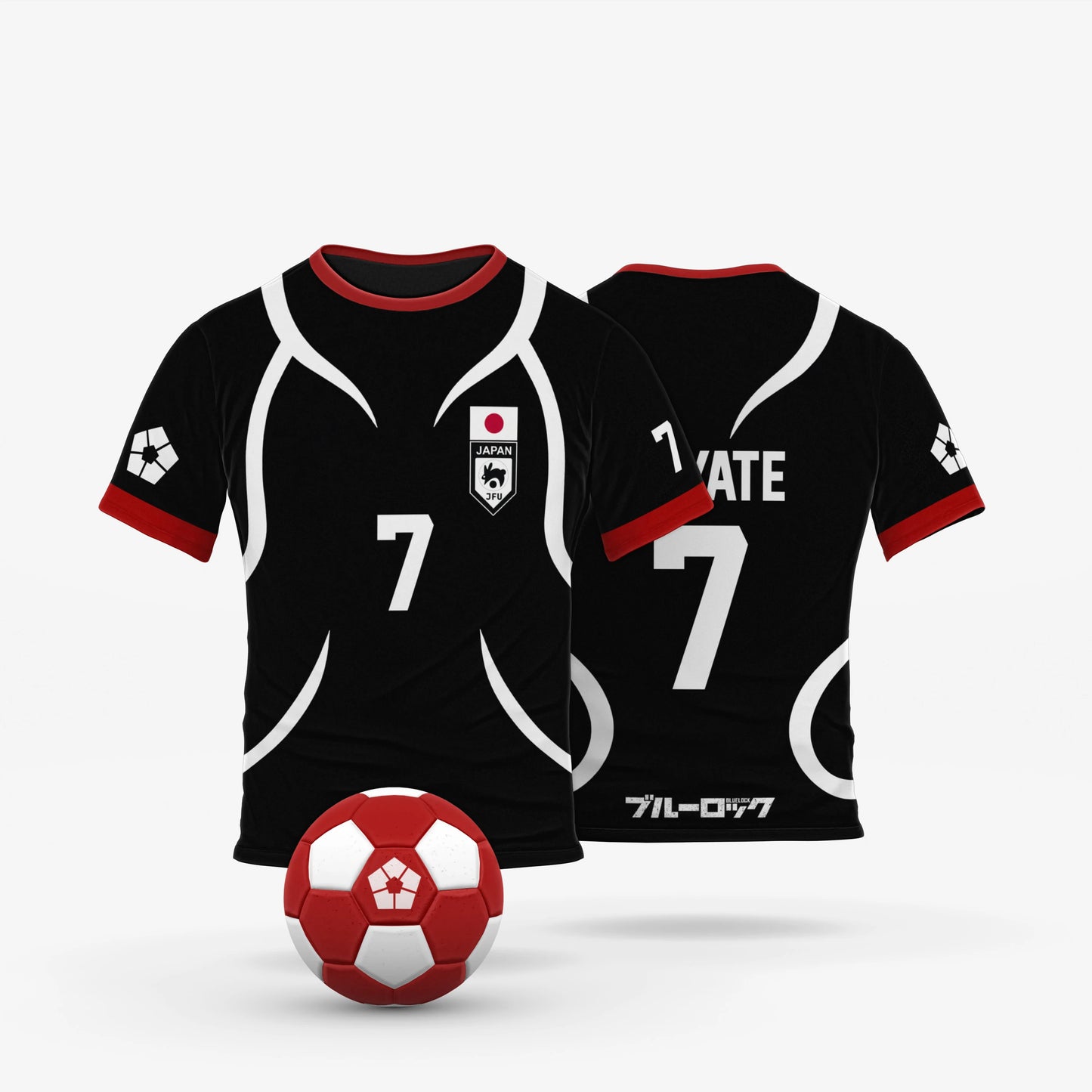 Blue Lock Japan U20 Black Jersey