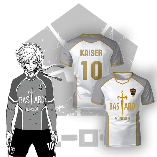 Blue Lock Bastard München Jersey White